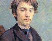 亨利 德 土鲁斯 罗特列克 : Portrait of the Artist Emile Bernard